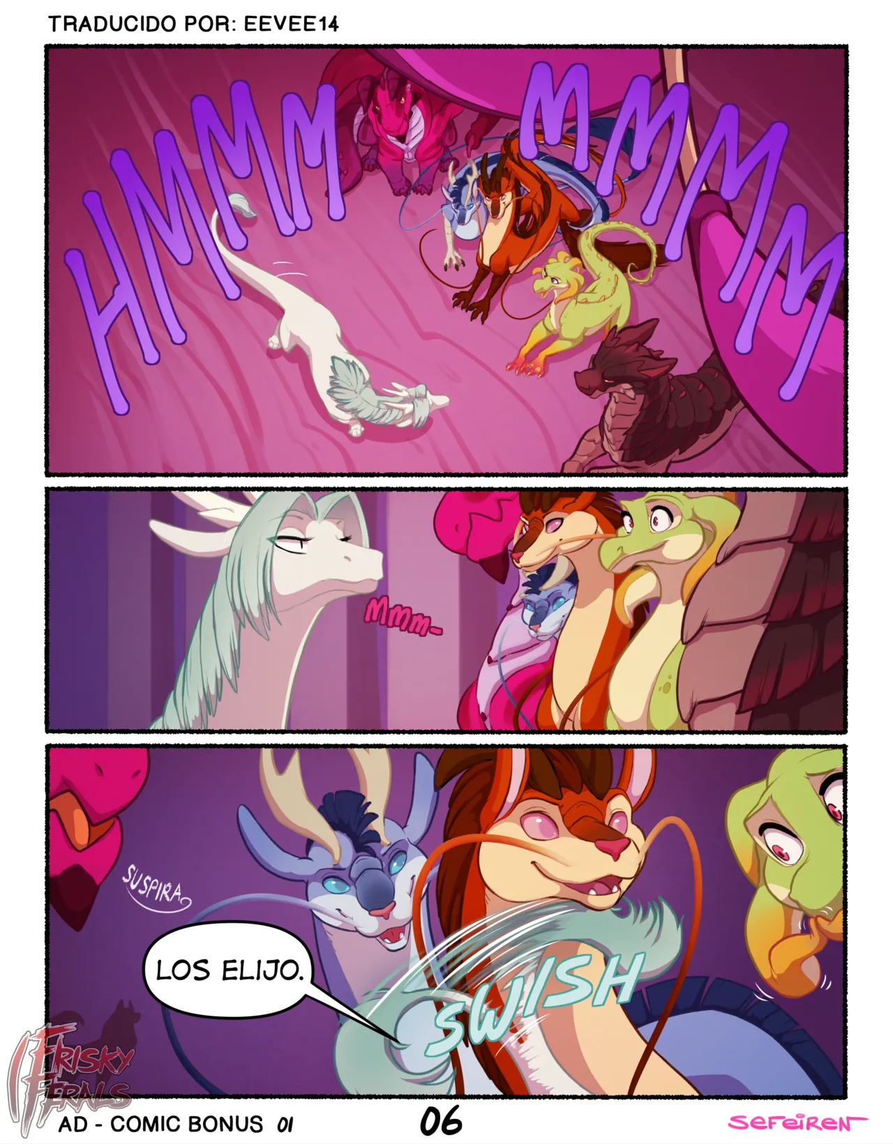 Frisky Ferals - Algo Diferente Bonus Comic image number 4