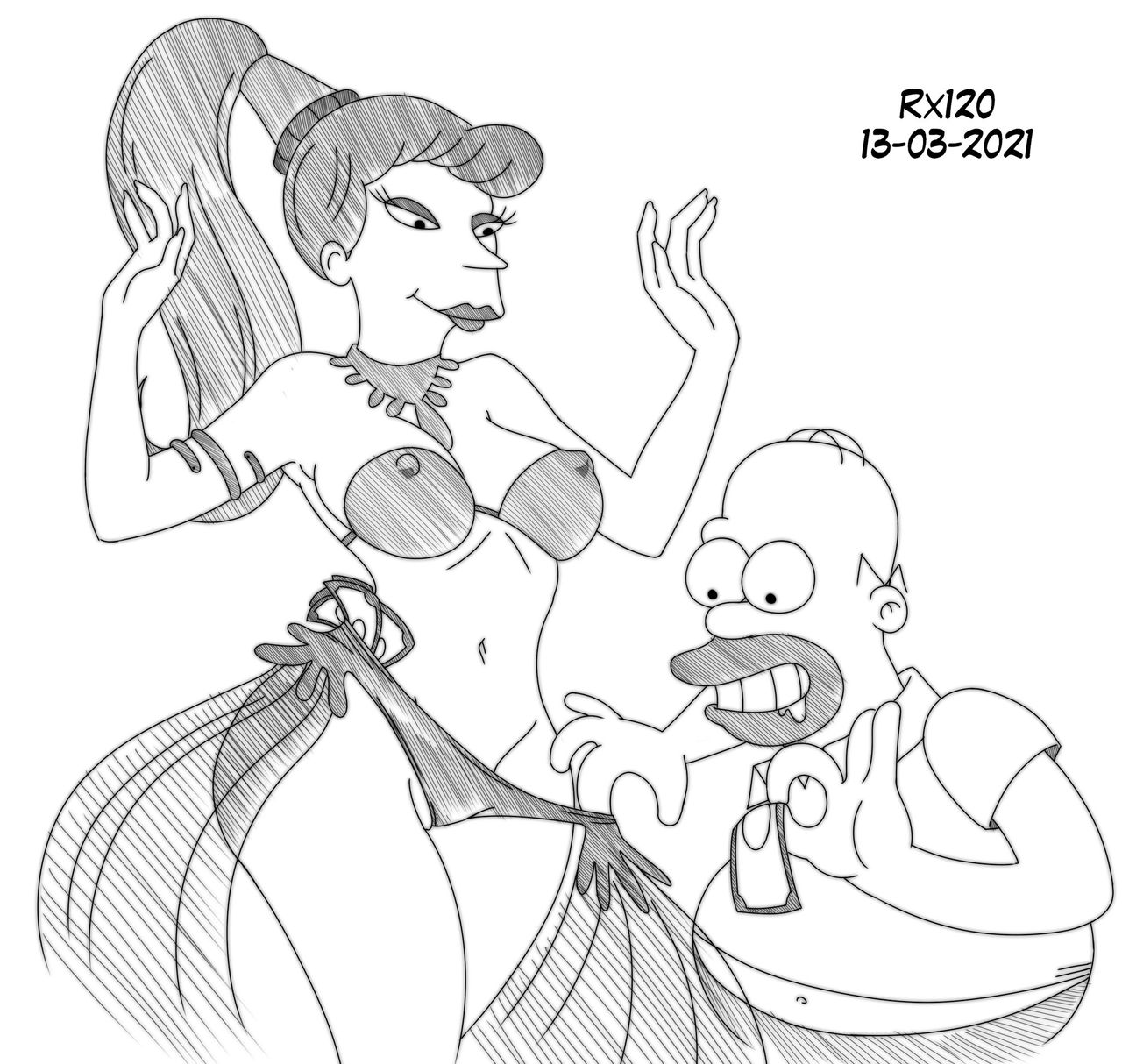 Homero Simpson Estrella Porno image number 13