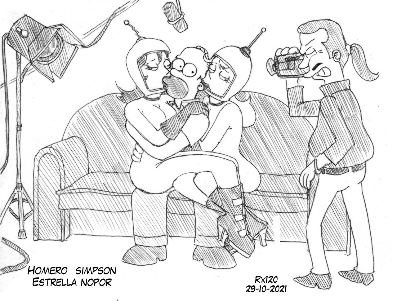 Homero Simpson Estrella Porno image number 36