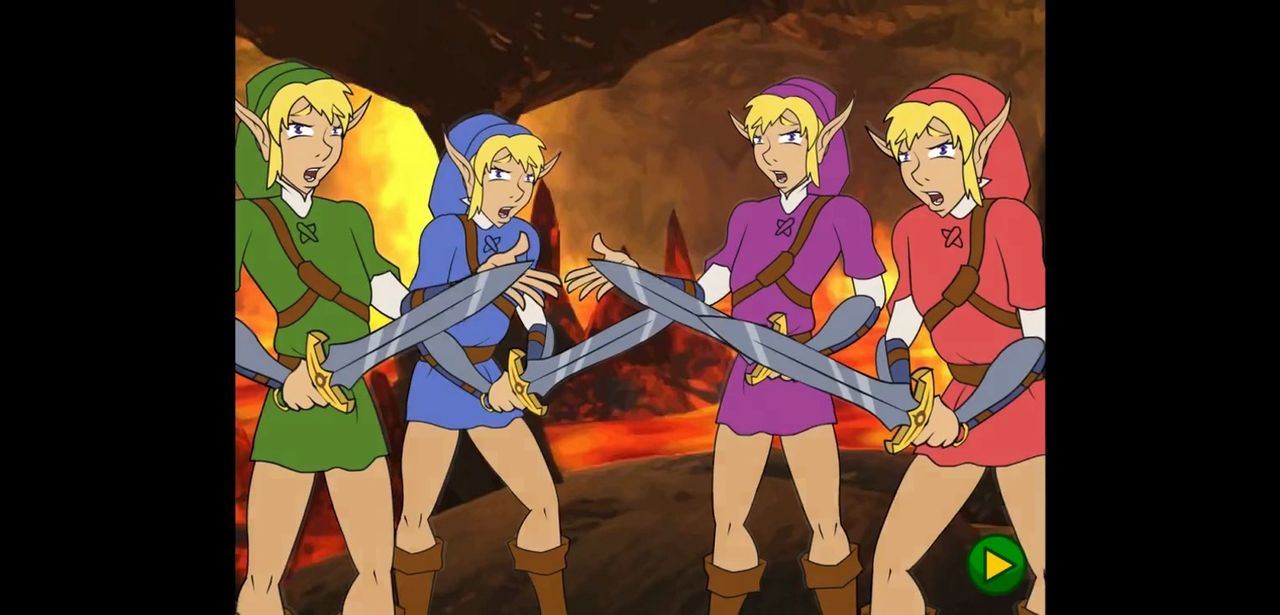 Legend Of Zelda Four Sluts image number 109