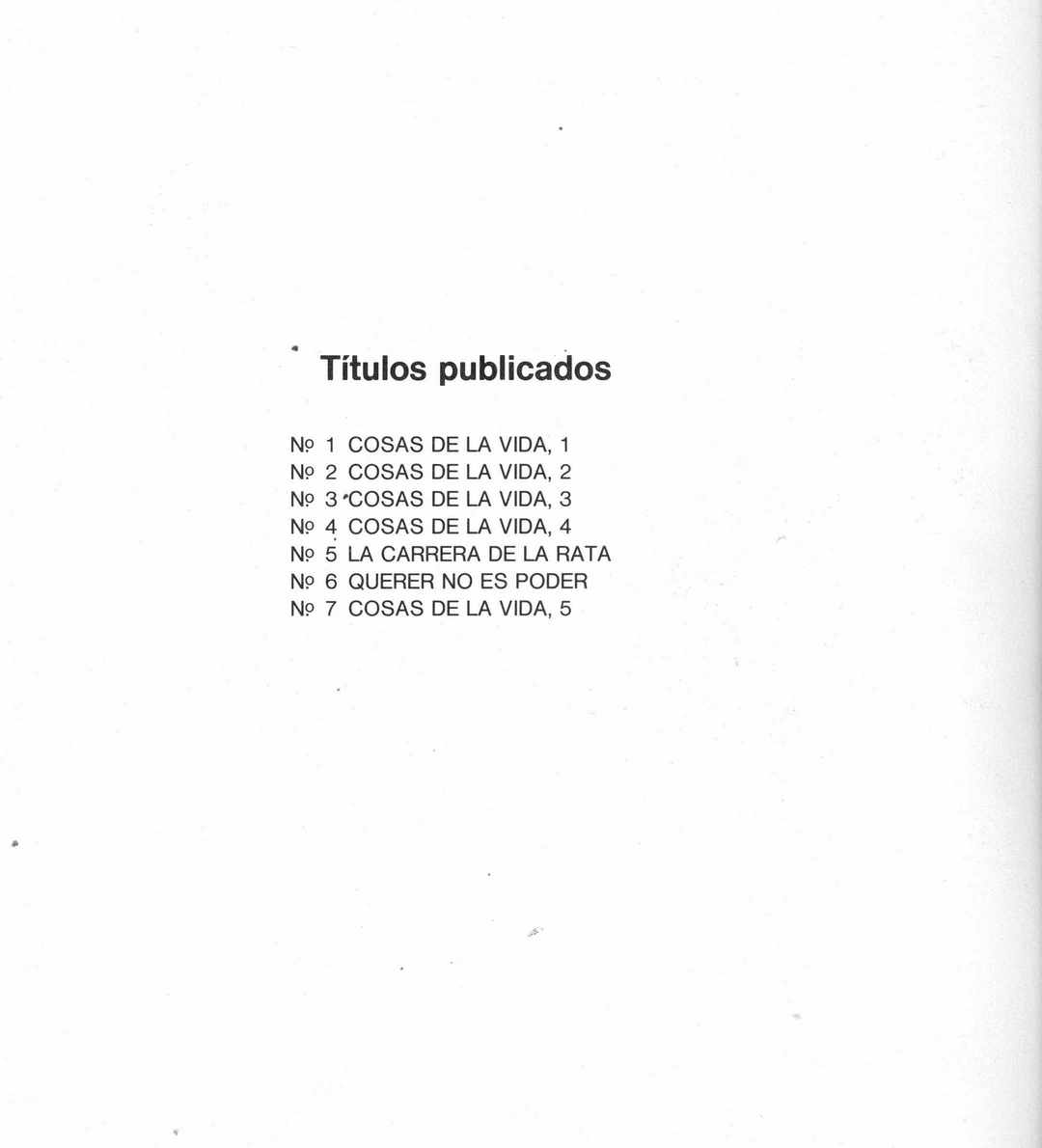 Cosas de la Vida 1, 2, 3, 4 y 5 image number 251