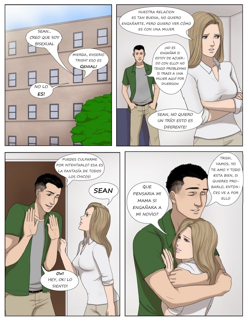 Bi-Curious porn comics. Doblador de género porn comics.