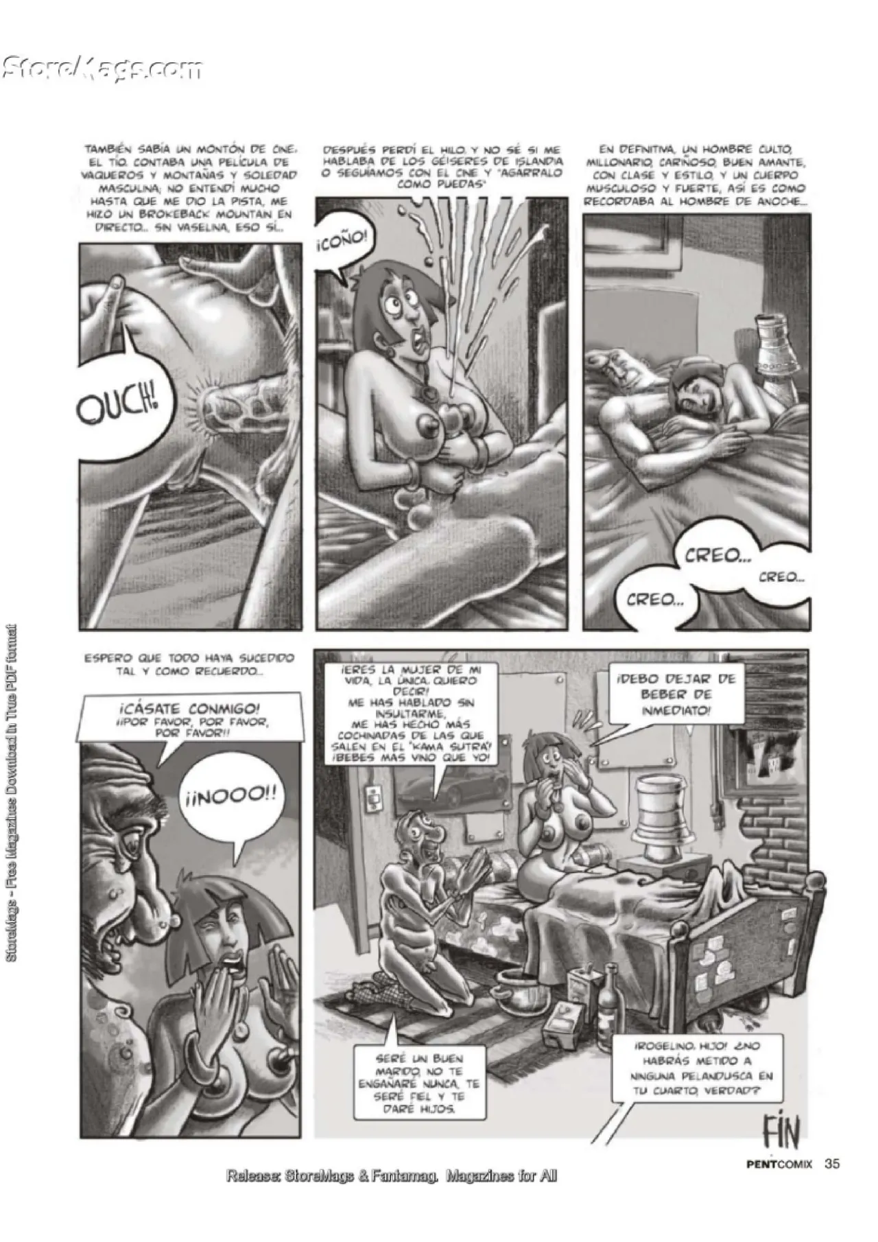 Penthouse Comix 103 image number 34