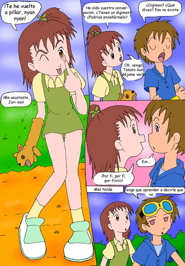 Juri, Meet Guilmon  Juri Conoce A Guilmon image number 3