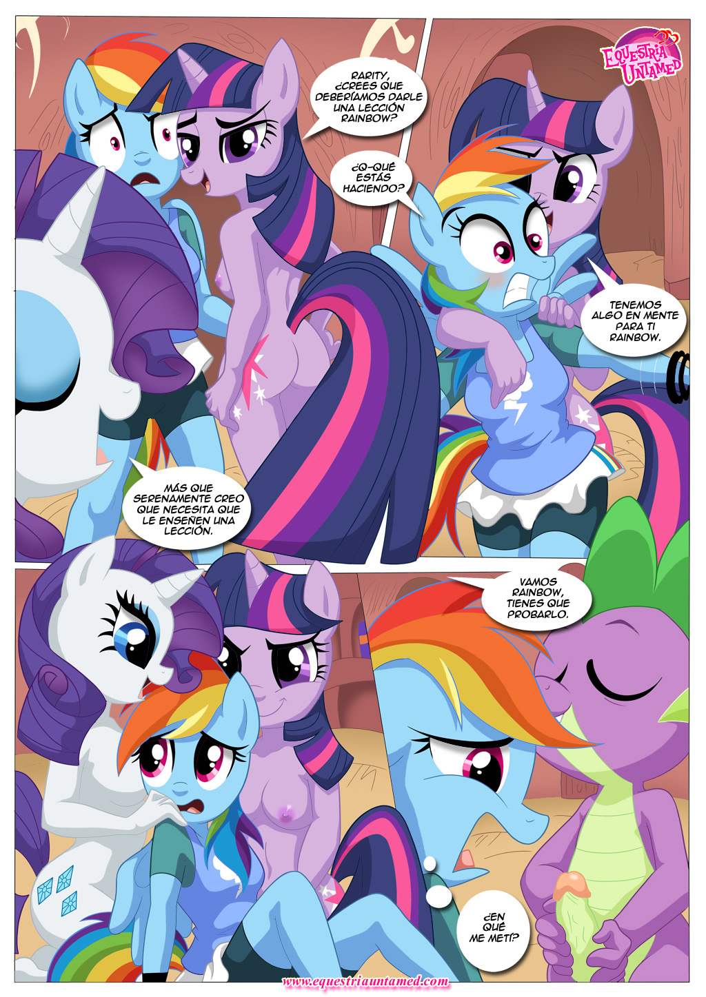 My Little Orgy Mi Pequeña Orgia image number 5