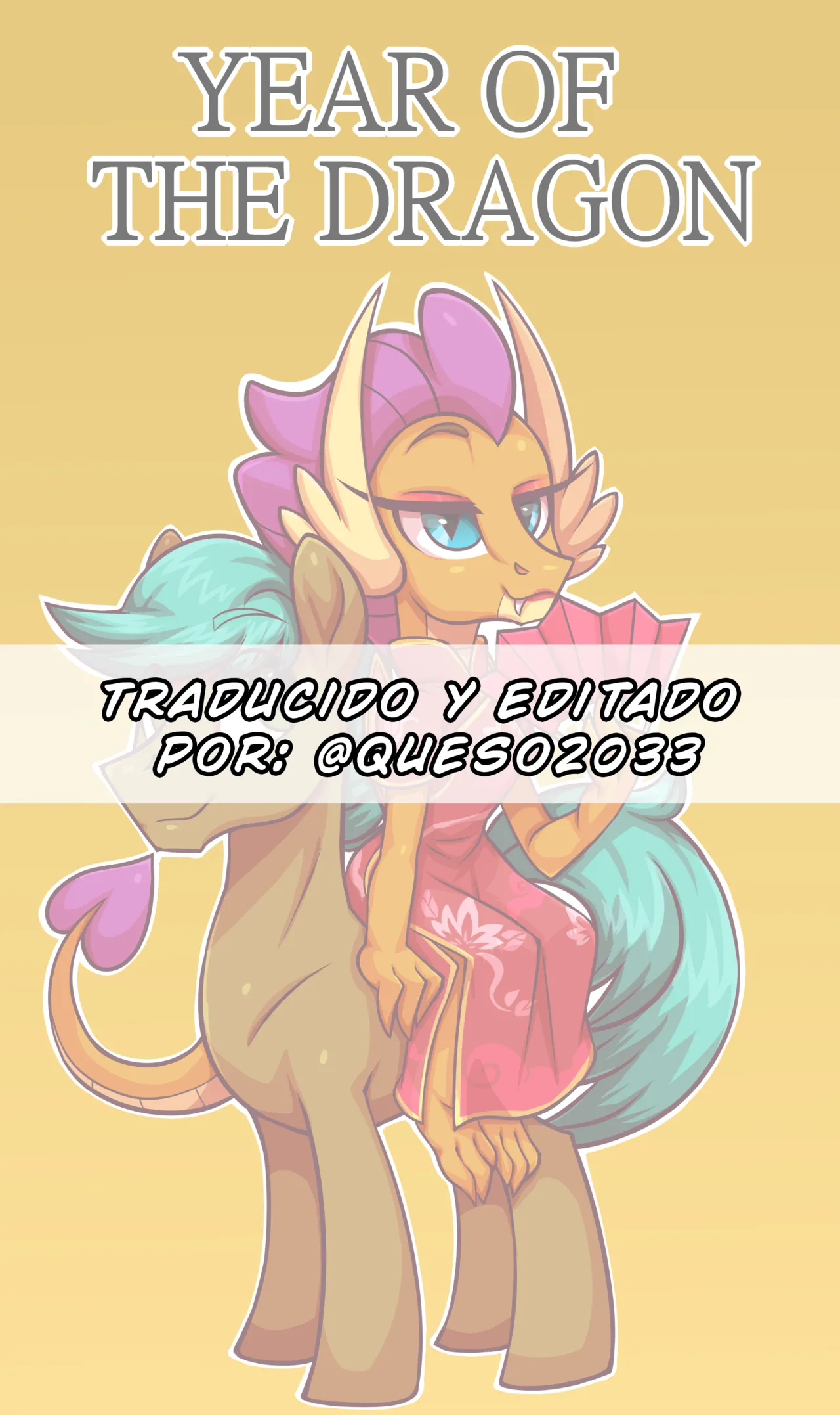 tea party Smolder x OC comic image number 1