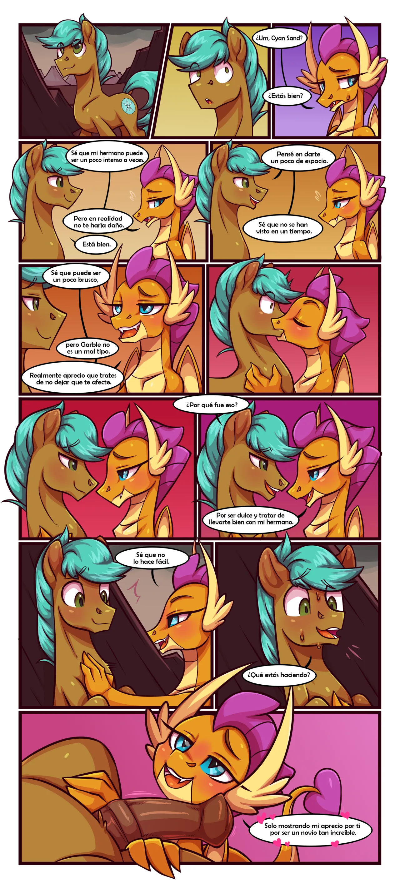 tea party Smolder x OC comic image number 17