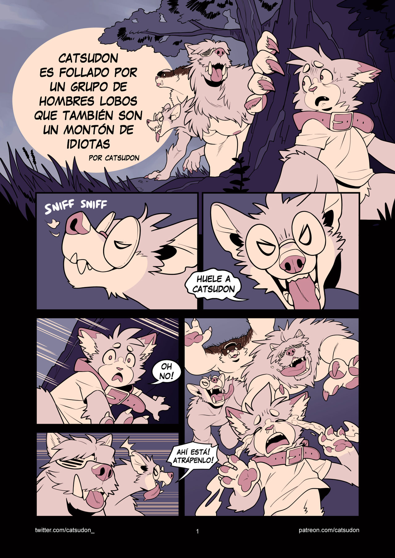 Catsudon Gets Gangbanged In the Woods By Werewolves Who Are Also a Bunch of Dorks