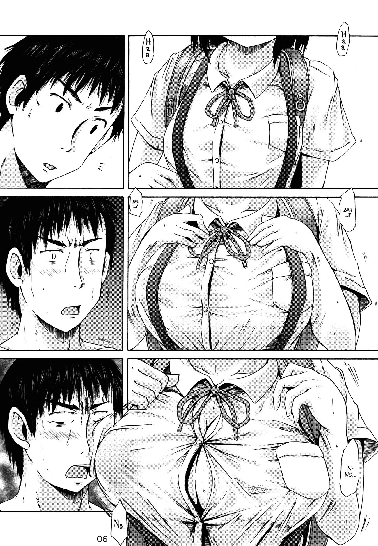 Tsuri Skirt no Onnanoko ga Ayashii Supple de Tayuntayun ni Nacchatta!  ¡Una Chica Con Falda Y Tirantes Se Vuelve Tetona Por Tomar Un Suplemento! image number 4