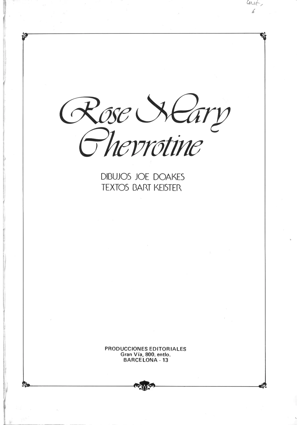 Rose Mary Chevrotine image number 1