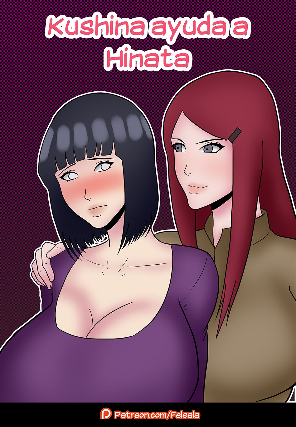 Kushina ayuda a Hinata
