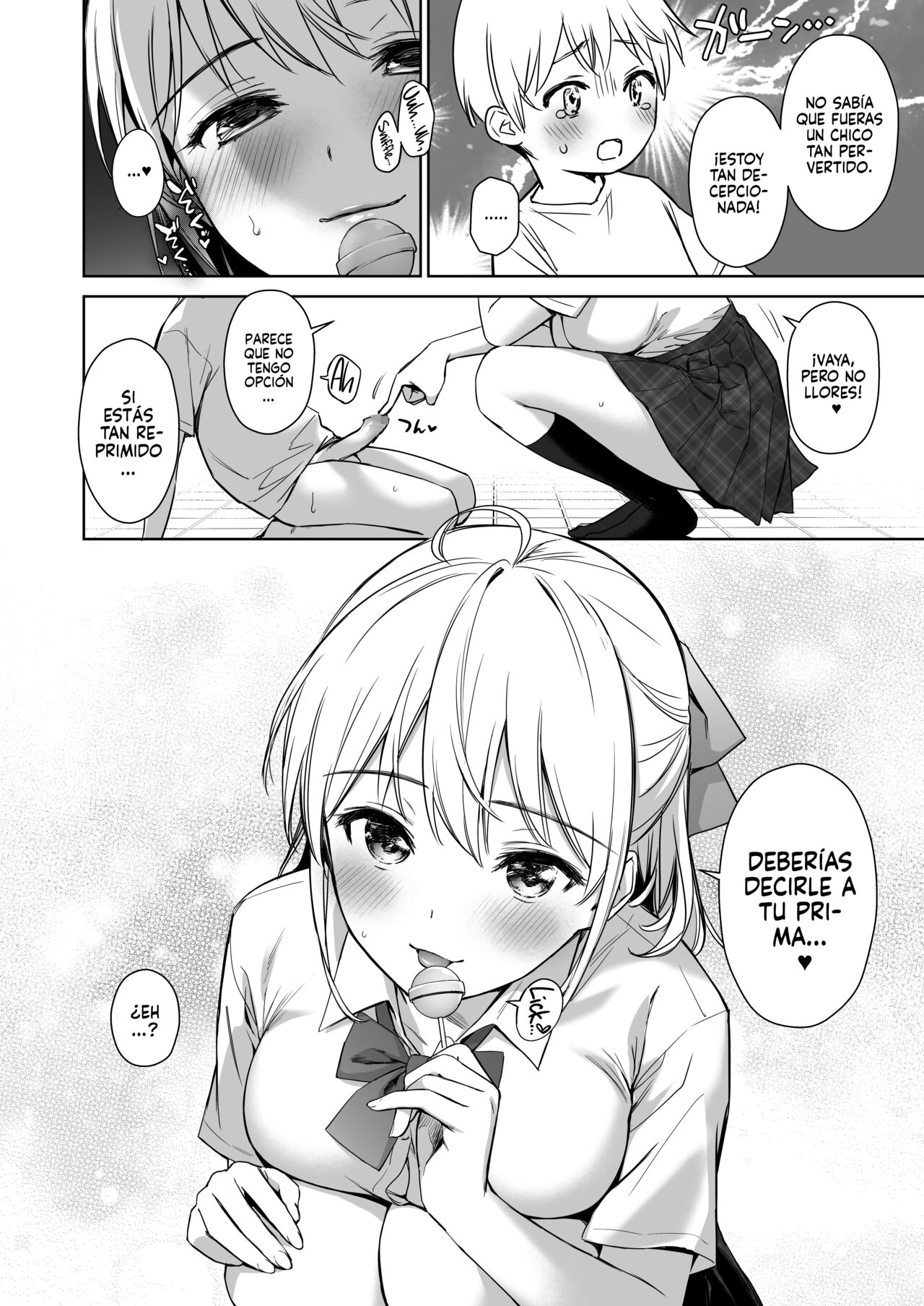 Naisho no Hajimete ~Suunenburi ni Atta Shinseki no Bijin JK Shimai ni Ecchi no Tehodoki Sarechaimasu~  Nuestra Secreta Primera Vez image number 9