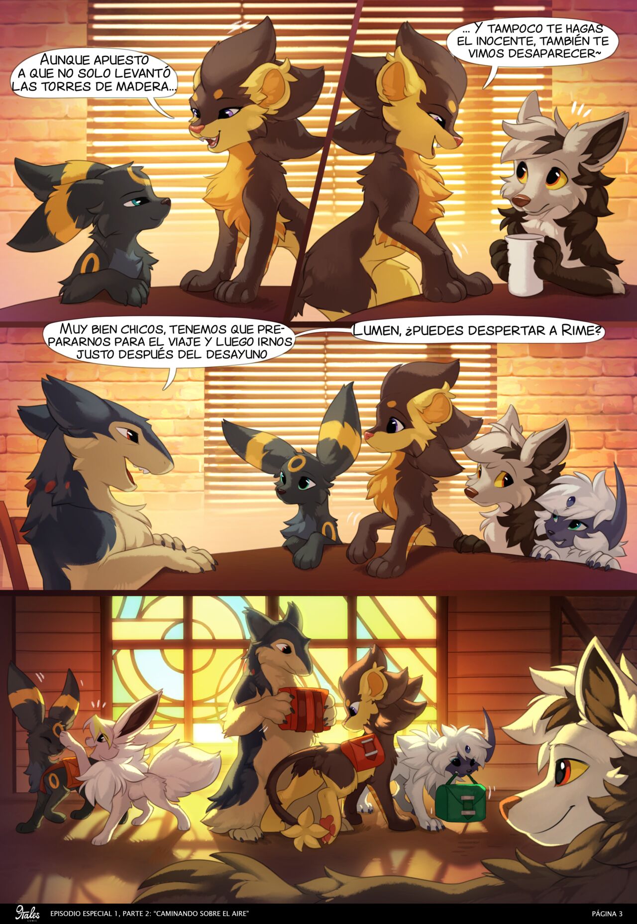 9Tales Episodio Especial 1, Parte 2 - Caminando en el Aire   Eevee 14 image number 2