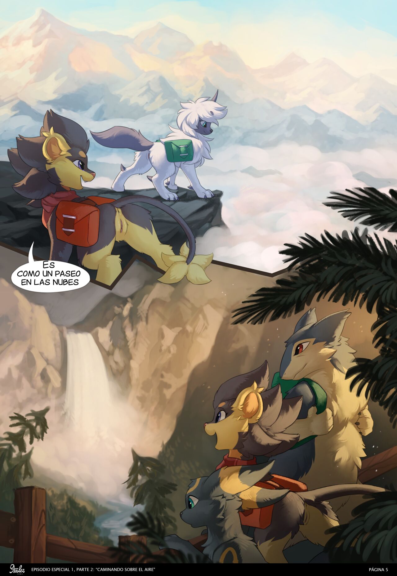 9Tales Episodio Especial 1, Parte 2 - Caminando en el Aire   Eevee 14 image number 4