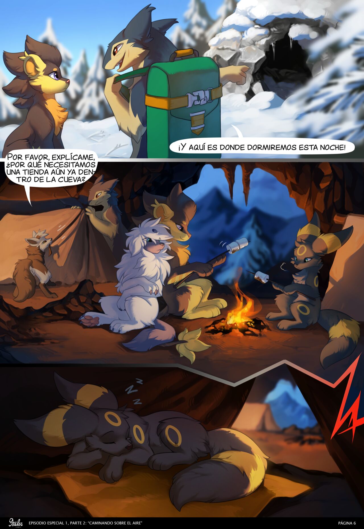 9Tales Episodio Especial 1, Parte 2 - Caminando en el Aire   Eevee 14 image number 5