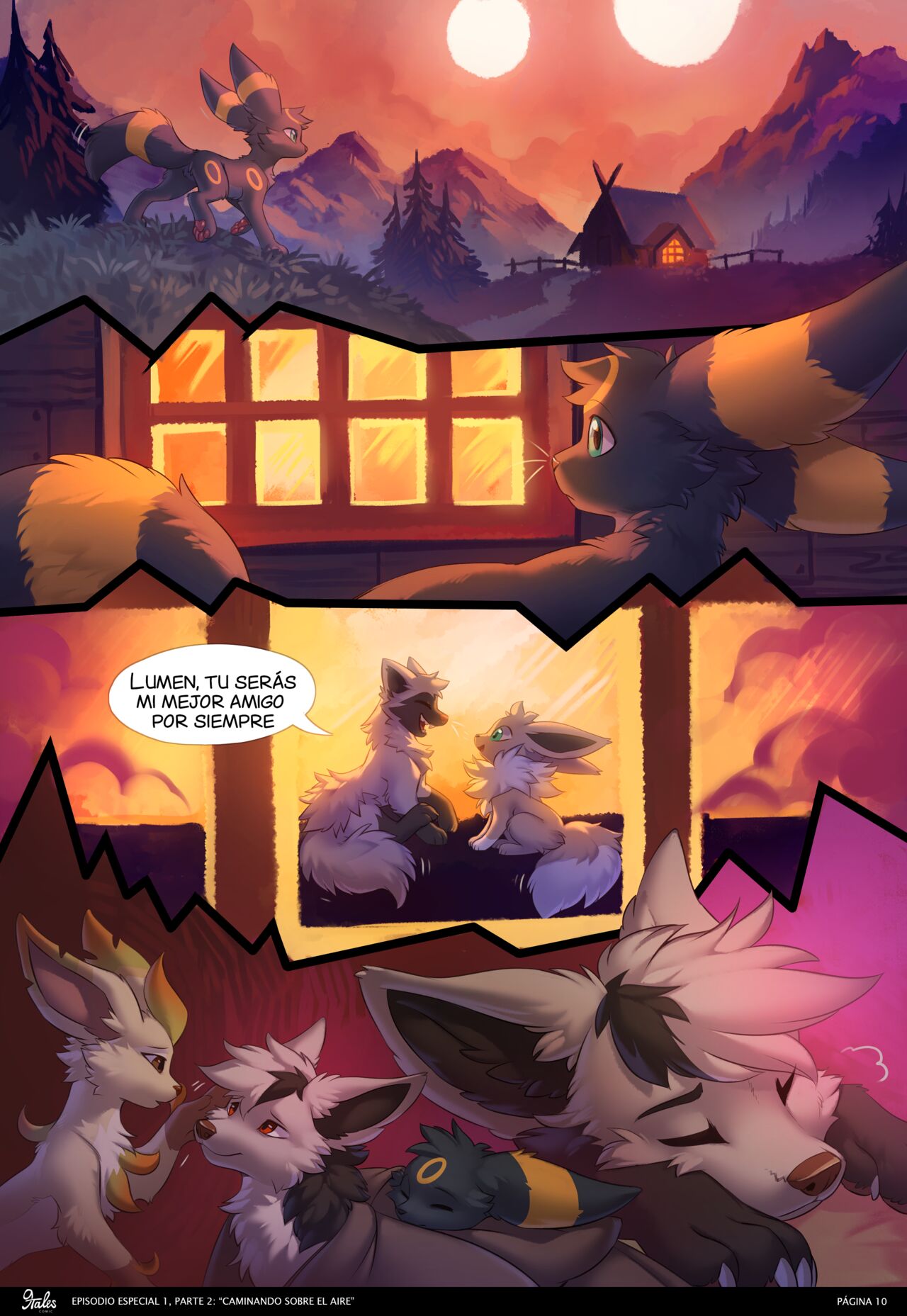 9Tales Episodio Especial 1, Parte 2 - Caminando en el Aire   Eevee 14 image number 10