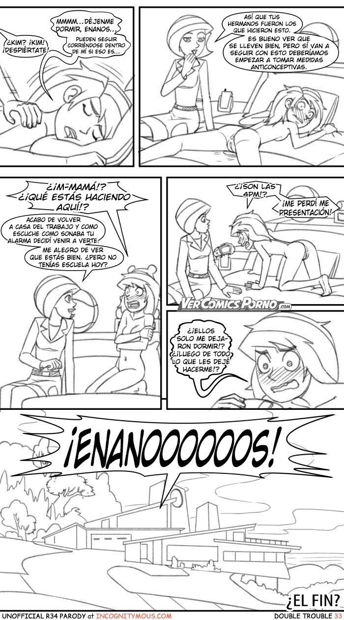 Kim Possible - Double Trouble - incognitymous (western) parodia de comic  porno en kim possible,. Mmf trío comic porno.