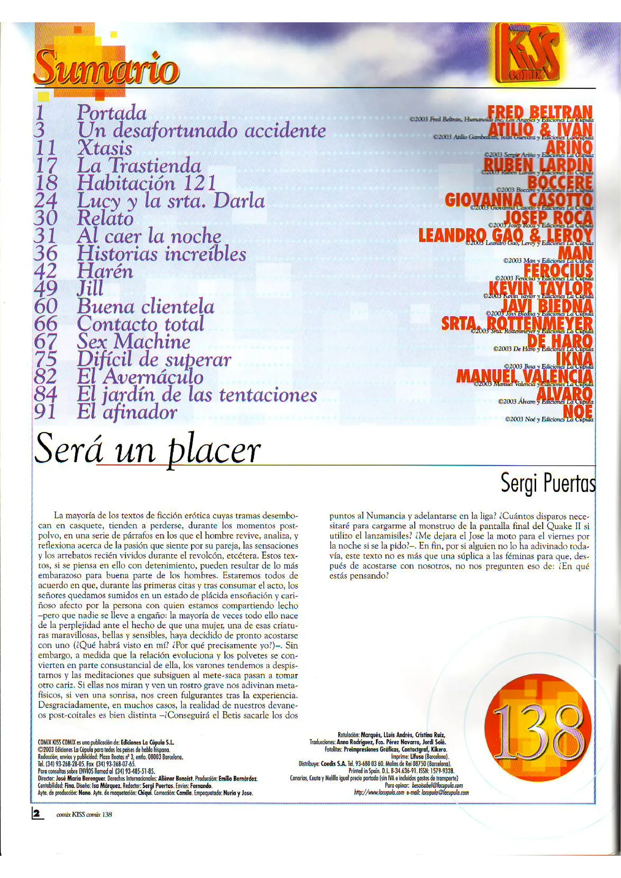 Kiss Comix 138 image number 1