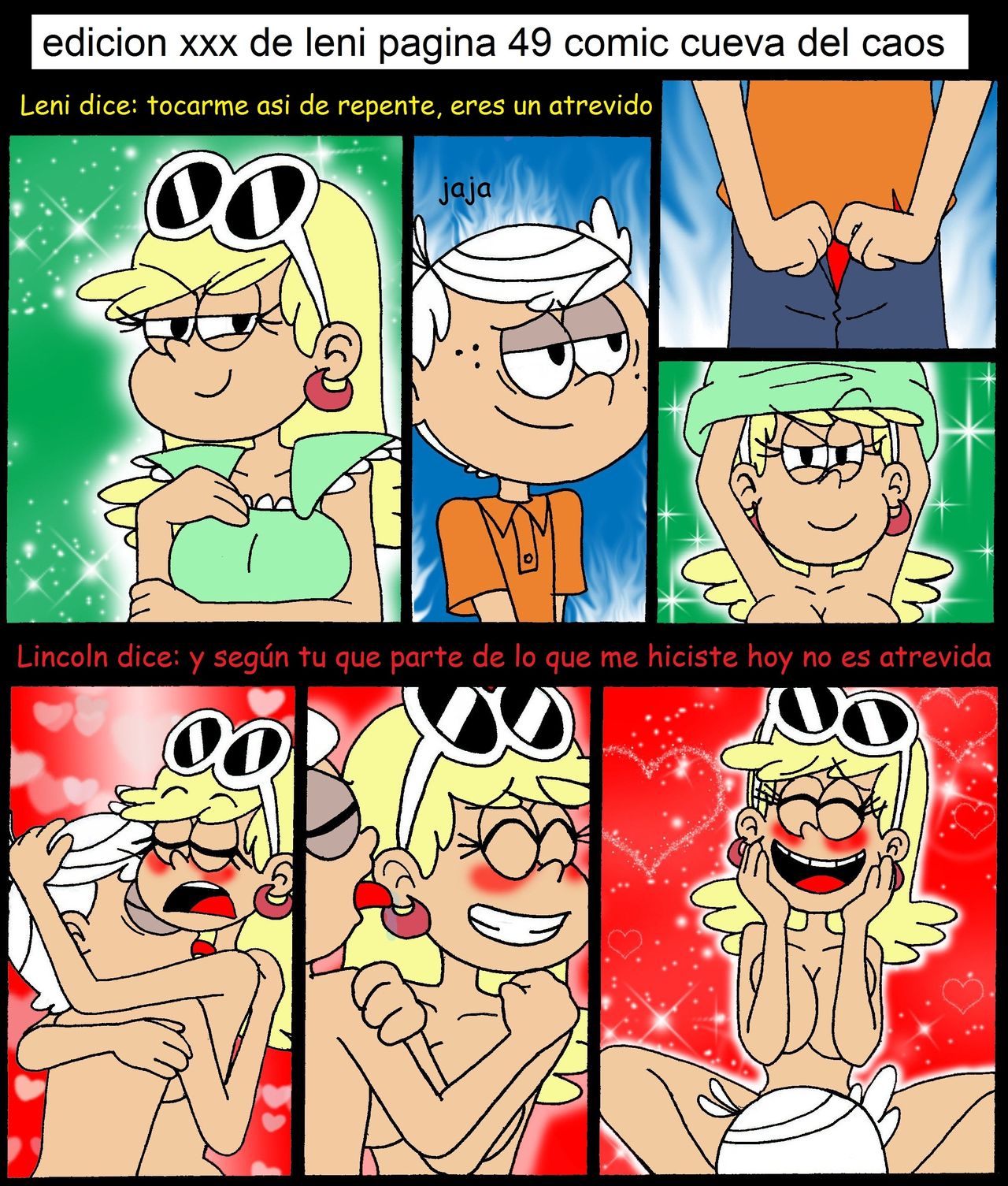 Llamas de pasion - ferozyraptor (western) parodia de comic porno en the loud  house,. Incesto comic porno.