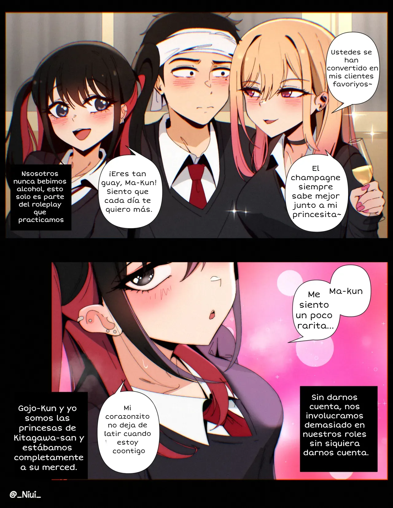 Marin, Gojo & Nowa