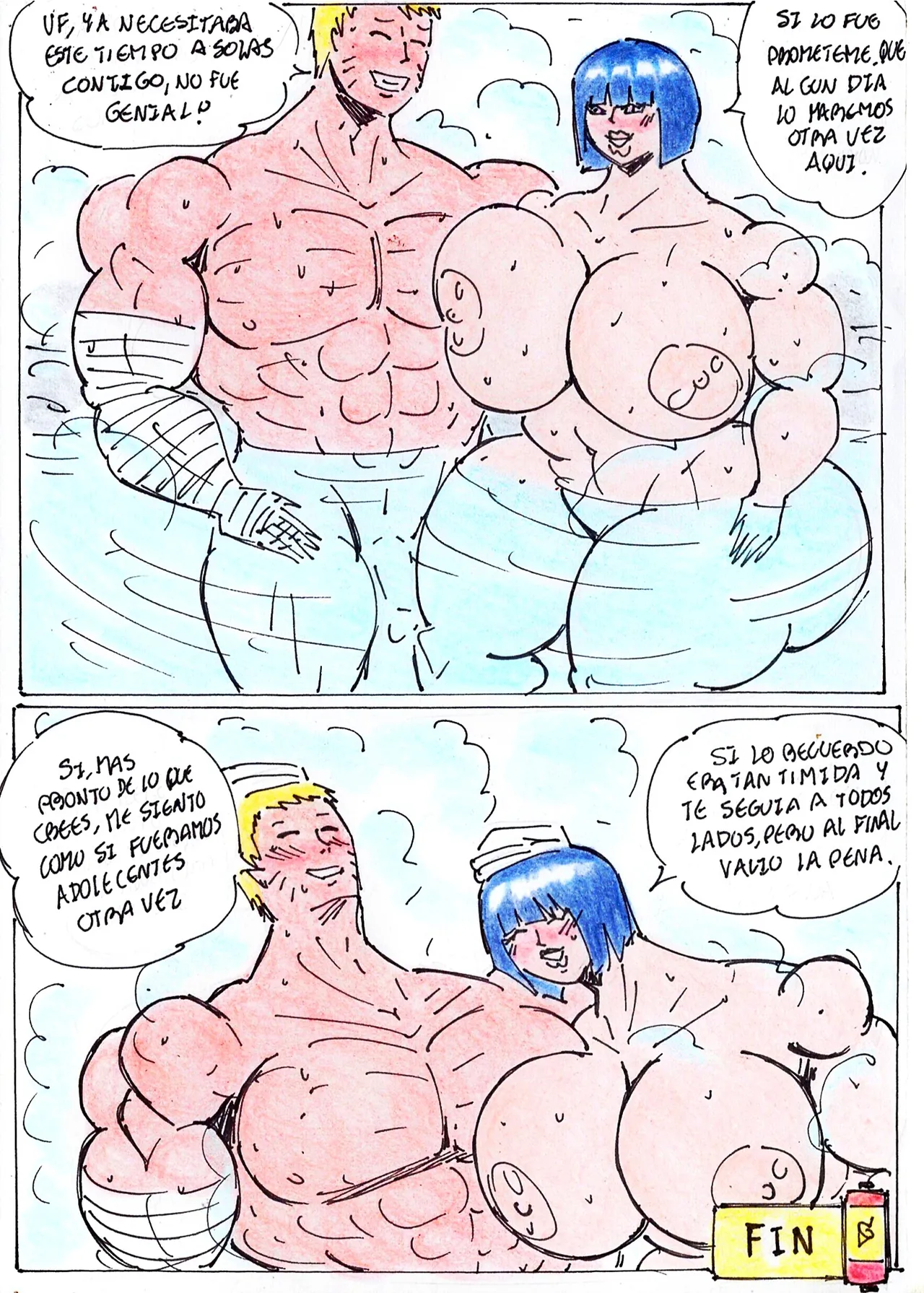 Naruto y Hinata en las aguas termales image number 12