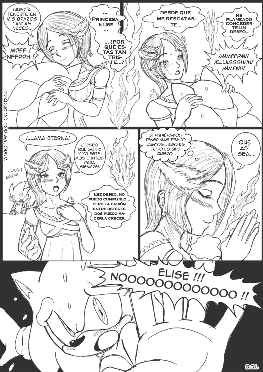 Sonic 06 - Flames of Passion  Llamas de Pasión image number 3