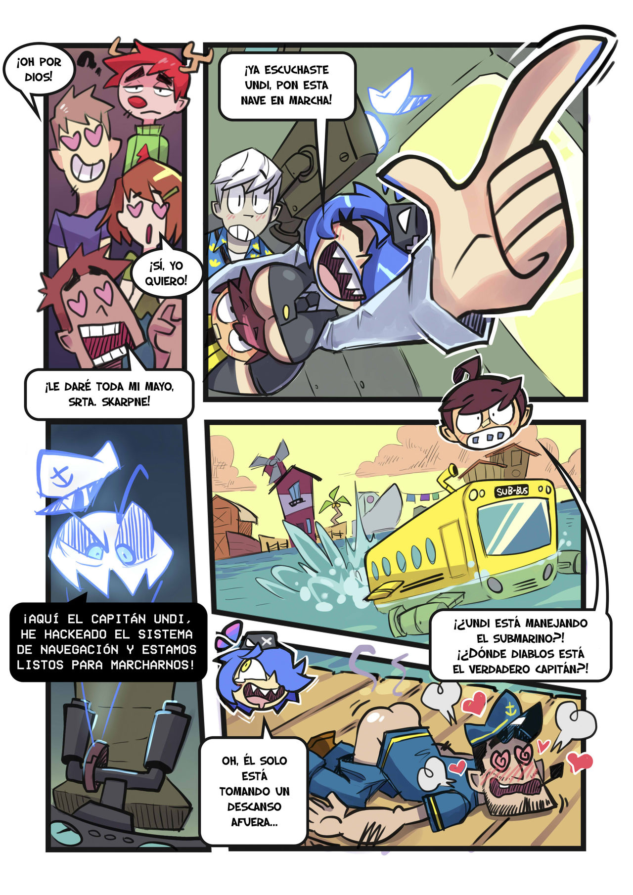 Skarpworld: Chapter 4: 20,000 Loads Under Sea image number 4