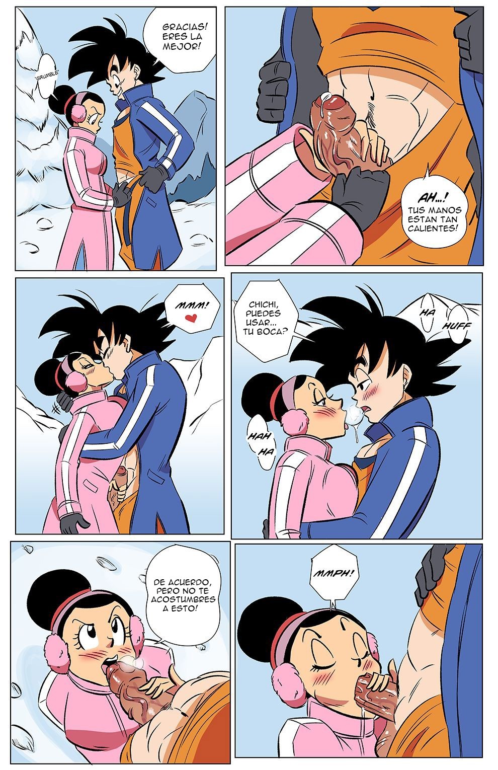 Goku x Chichi - Heating Up image number 2