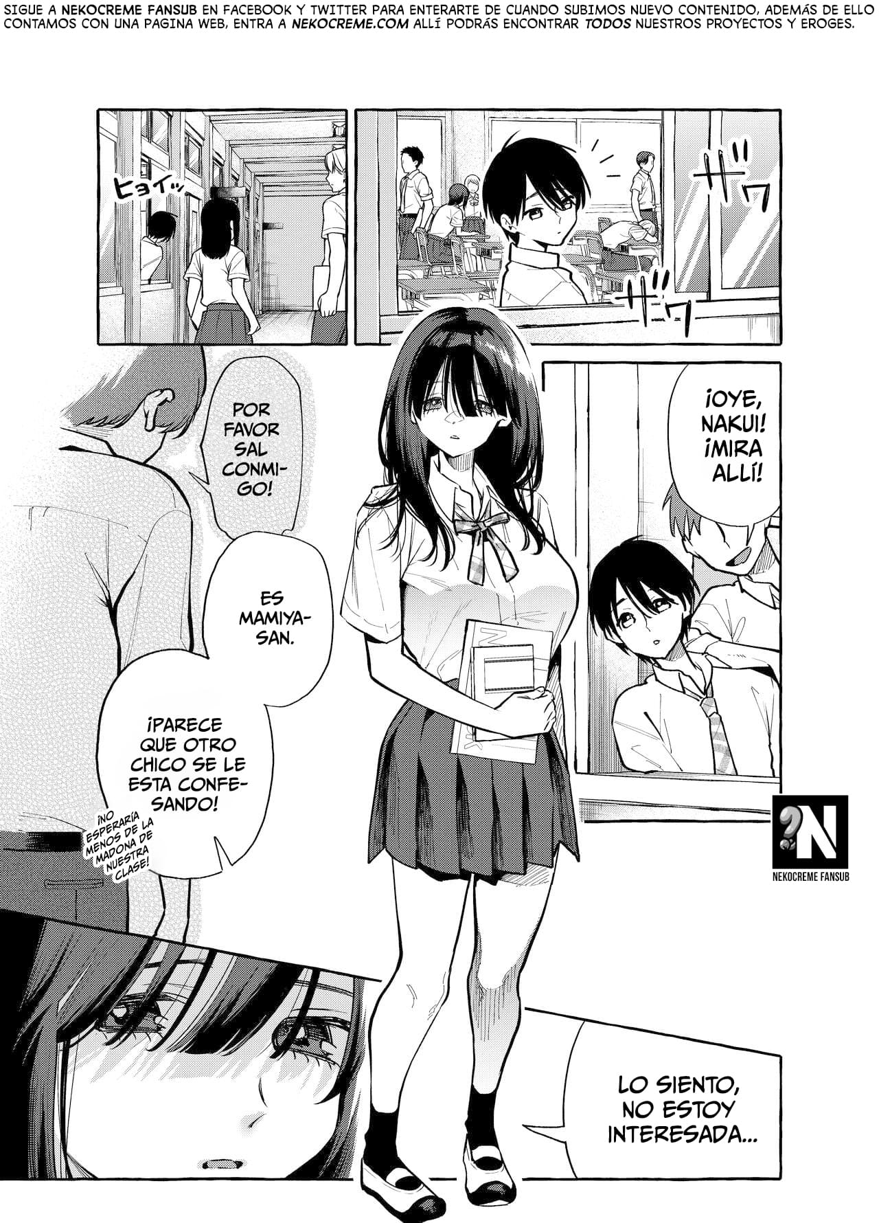 Tonari no Seki no Mamiya-san  Mamiya muestra sus pechos. image number 1