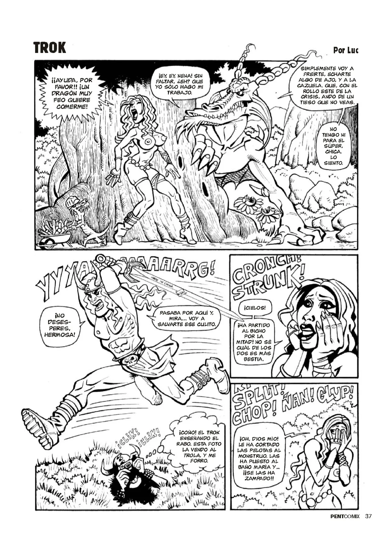 Penthouse Comix 100 image number 36