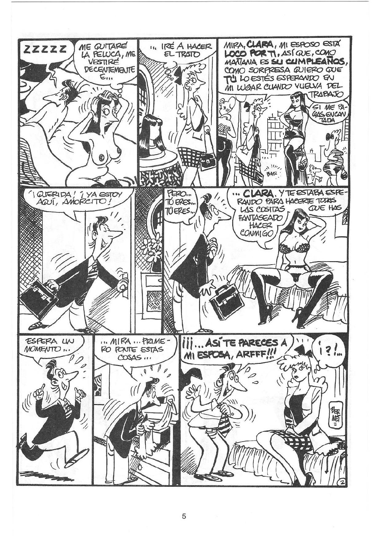 Clara... de Noche - La historieta de la puta madre image number 3