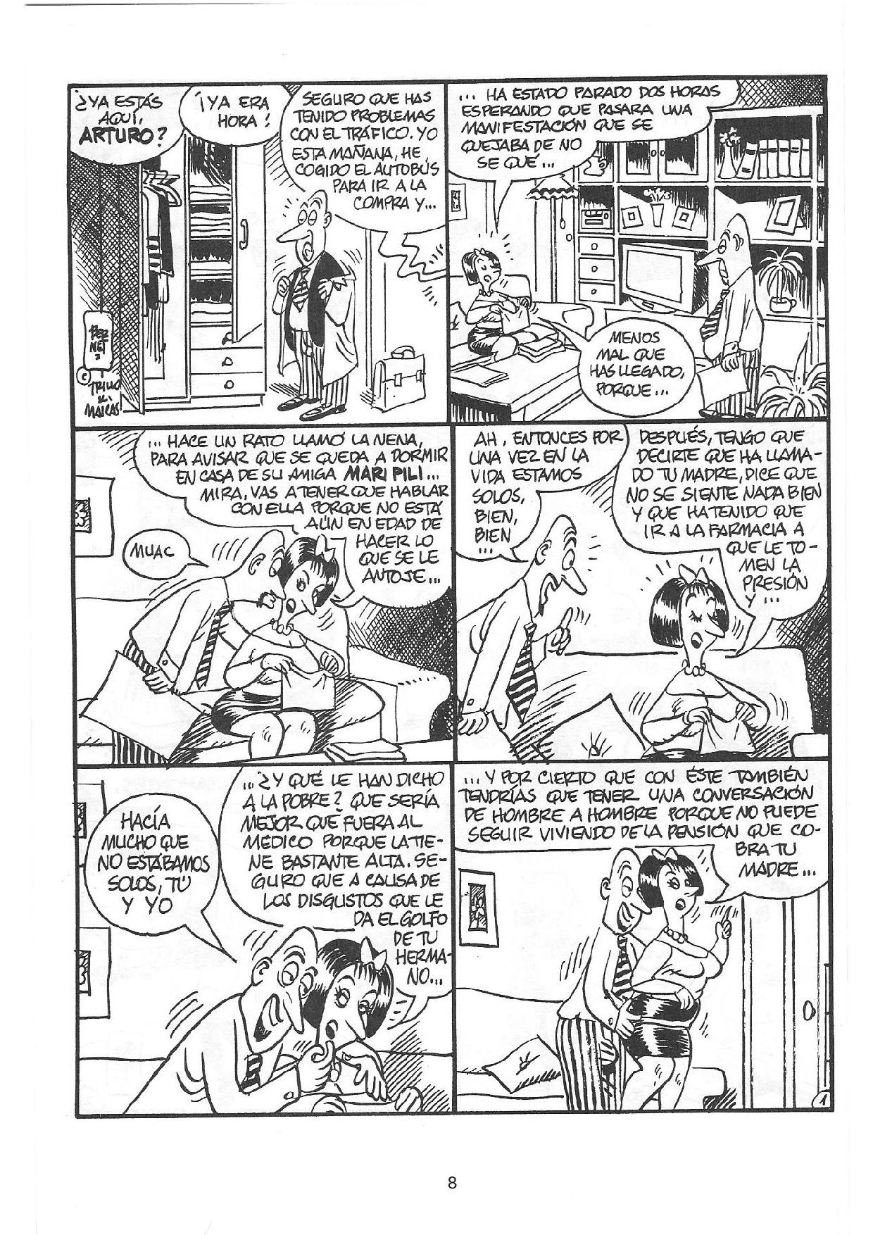 Clara... de Noche - La historieta de la puta madre image number 6