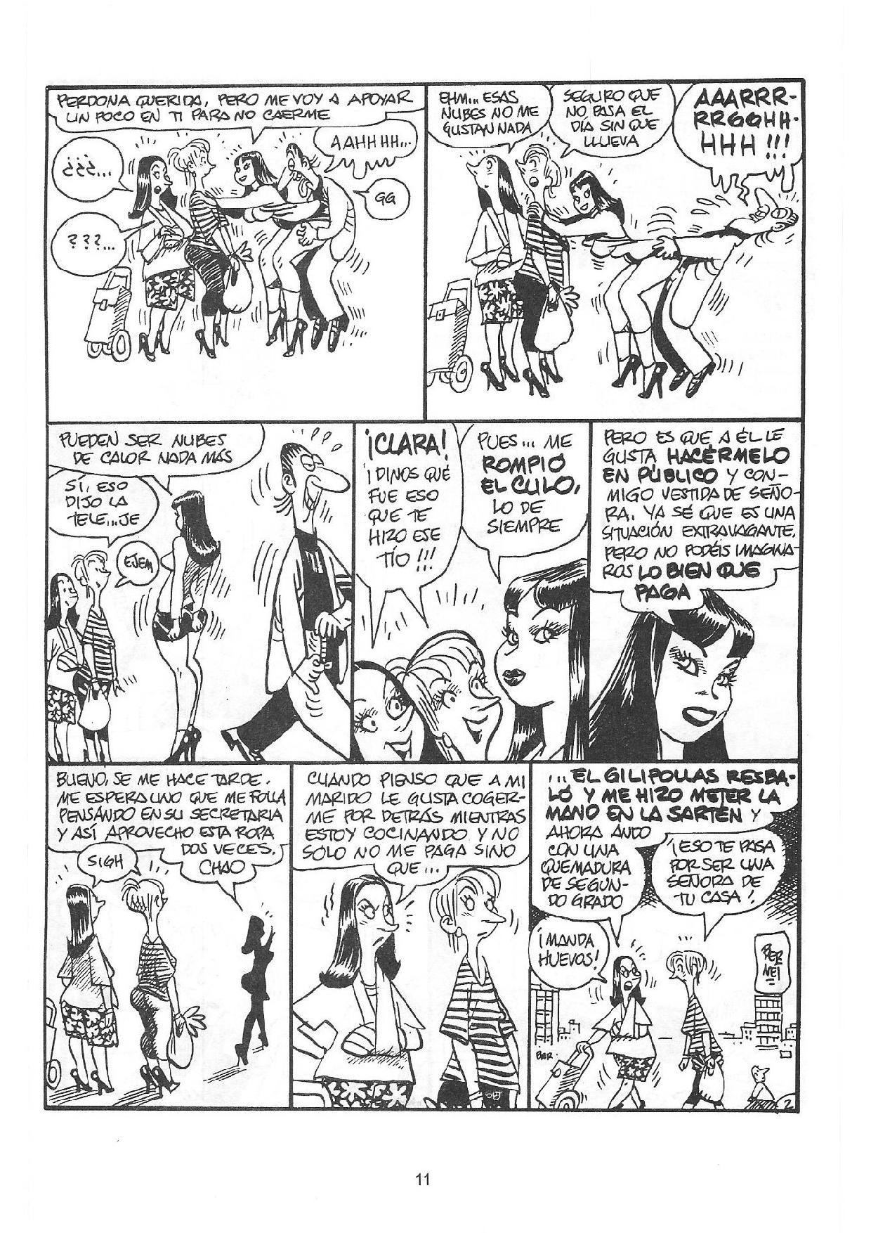 Clara... de Noche - La historieta de la puta madre image number 9