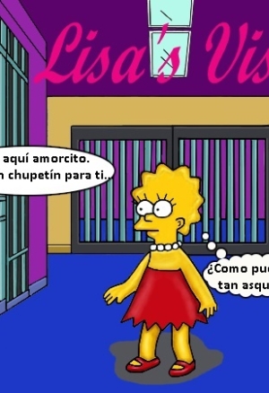 Comic xxx de \"Los Simpsons\" - La visita de Lisa