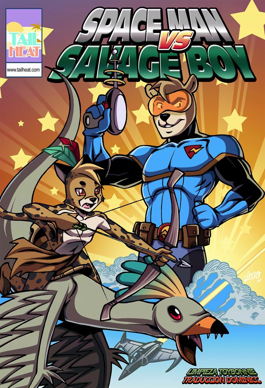 Space Man vs Savage Boy