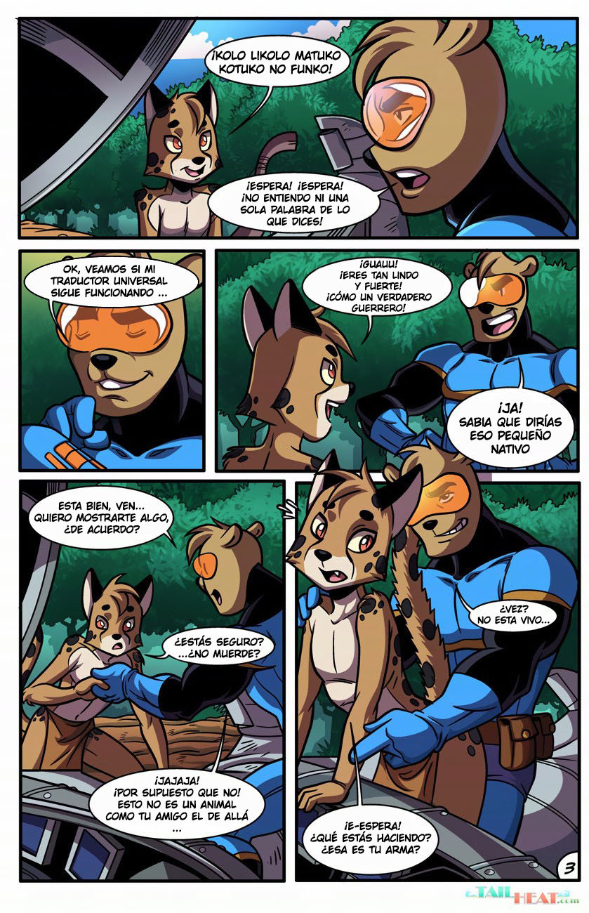 Space Man vs Savage Boy image number 3