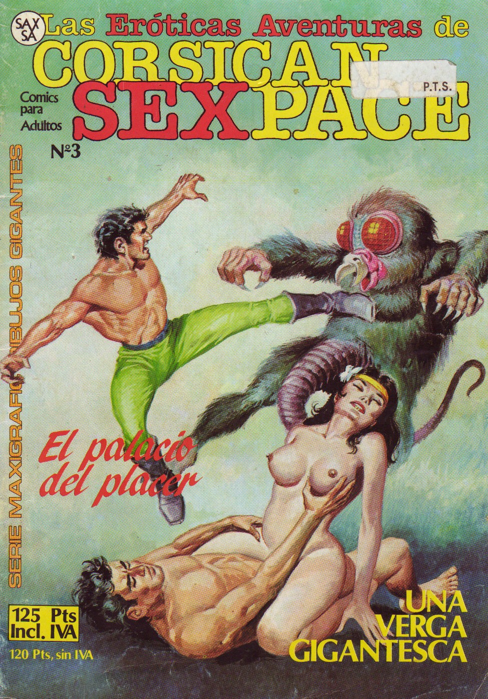 Las Eroticas Aventuras de Corsican Sexpace - N°3 - El palacio del placer