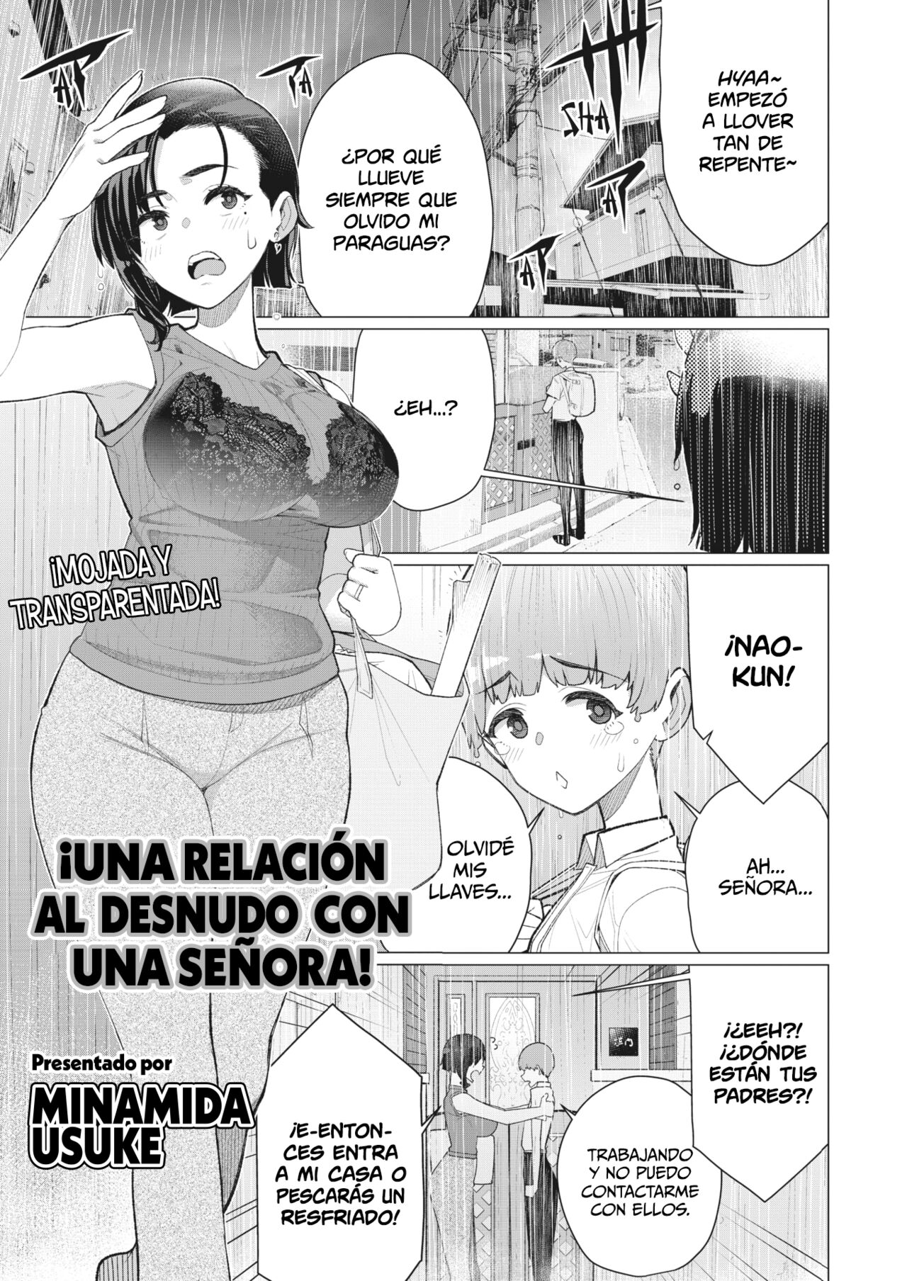 Oba-san to Hadaka no Otsukiai!   ¡Una Relación Al Desnudo Con Una Señora!