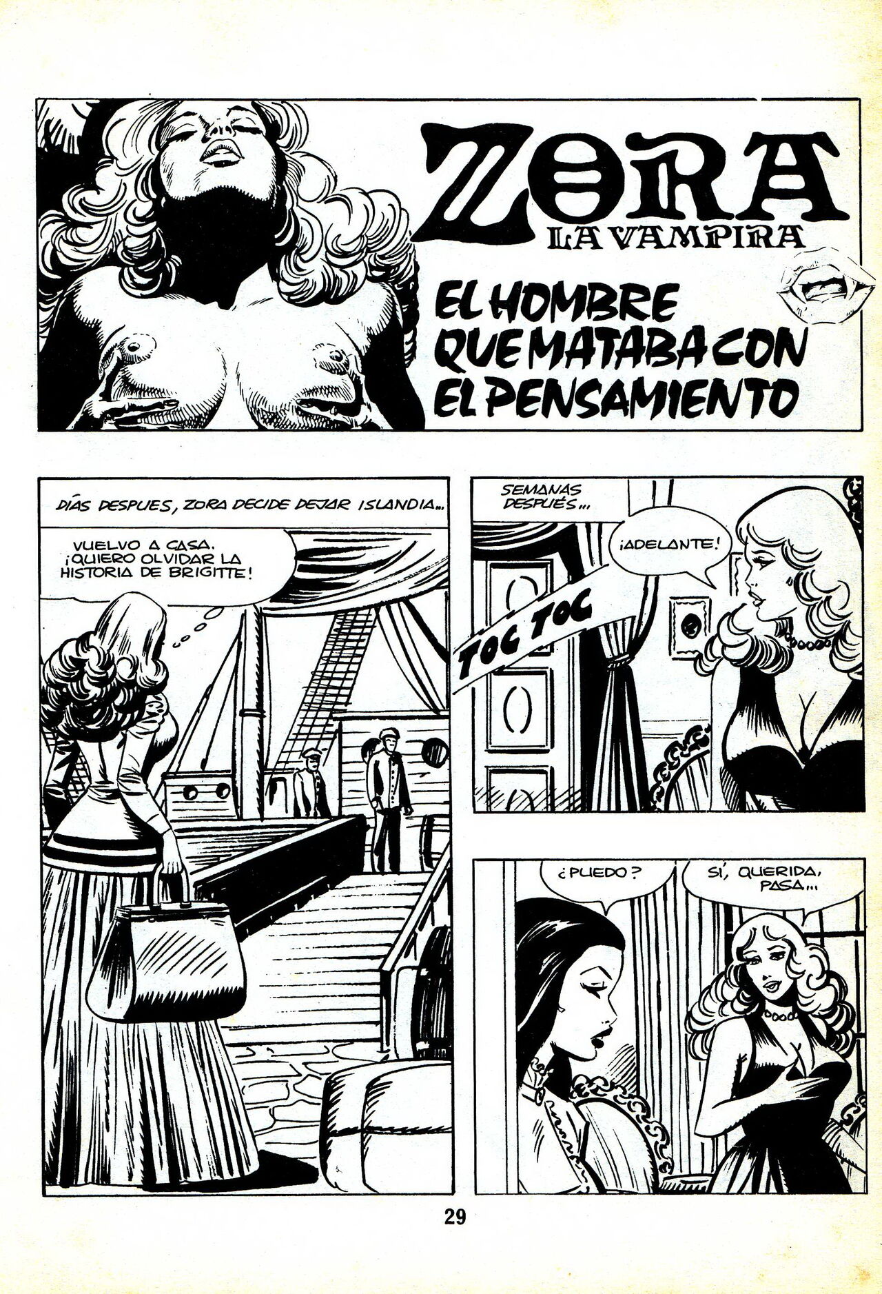 Zora la vampira n.8 - El humanoide & El hombre que mataba con el pensamiento image number 28
