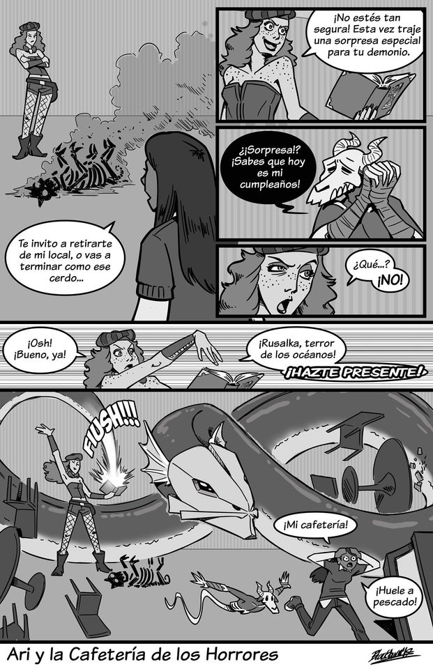 Comic Do::::Ari y la Cafeteria de los Horrores image number 94