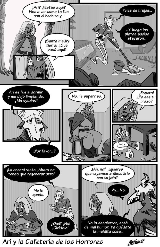 Comic Do::::Ari y la Cafeteria de los Horrores image number 96