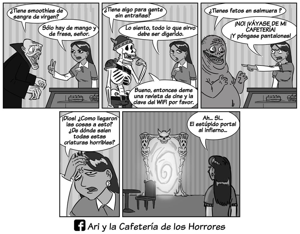 Comic Do::::Ari y la Cafeteria de los Horrores