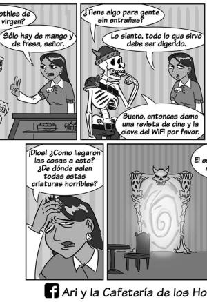 Comic Do::::Ari y la Cafeteria de los Horrores