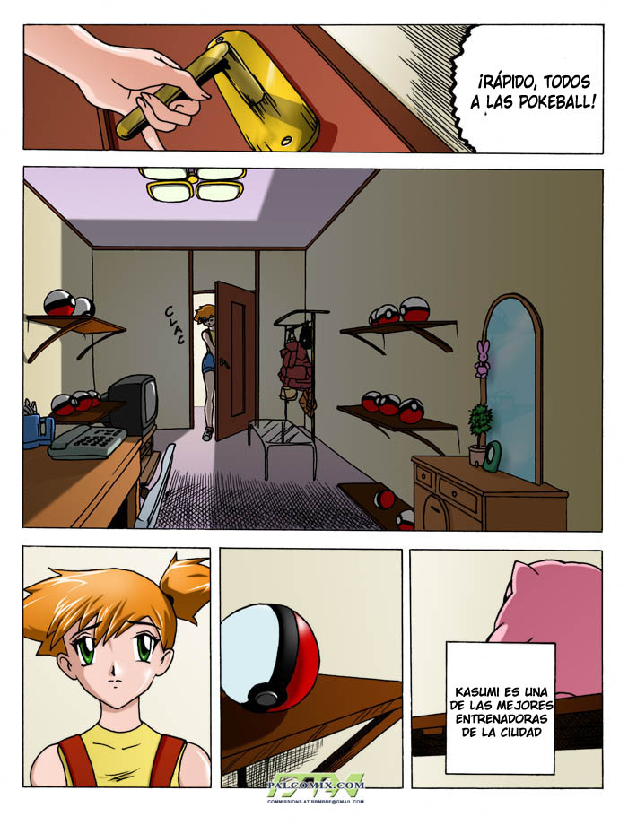 Pokeporn - Chapter 2: Mistys Room  Pokeporn - Capítulo 2: La Habitacíon De Kasumi image number 2