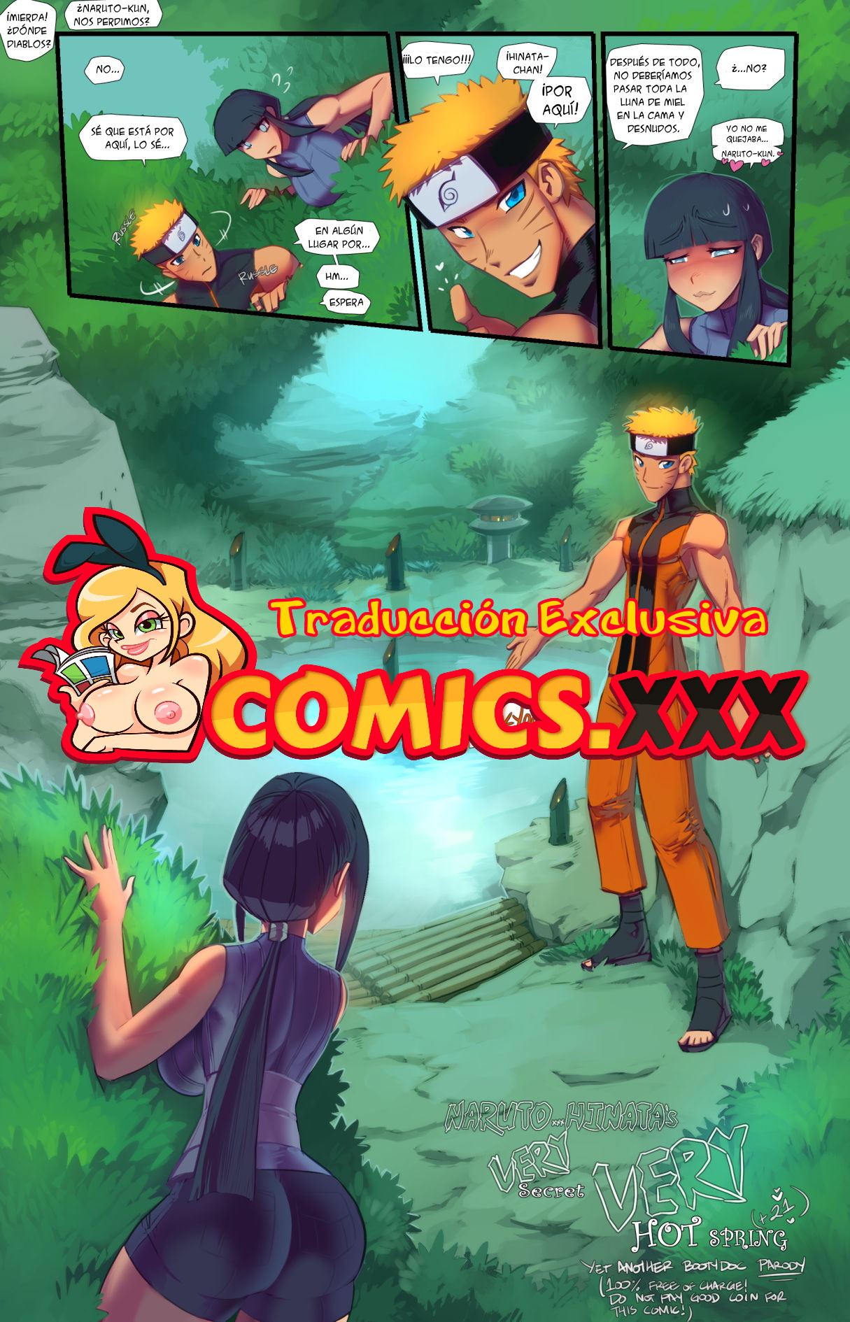 Naruto xxx Hinatas Very Secret Very Hot Spring image number 1