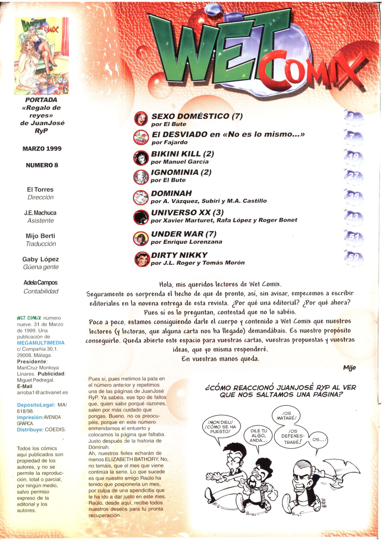 Wet Comix 9 image number 1