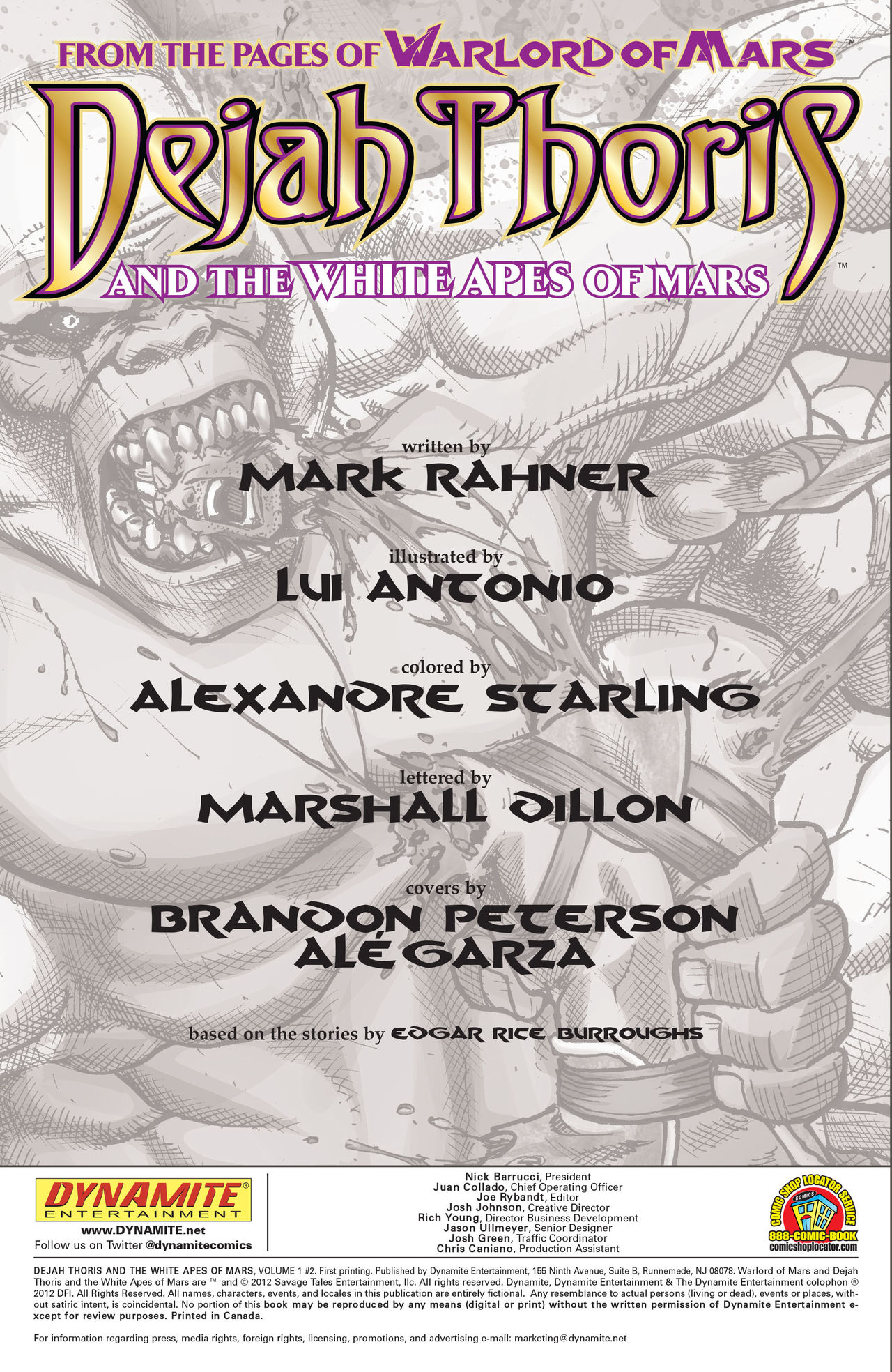 Dejah Thoris And The White Apes Of Mars 02 image number 2