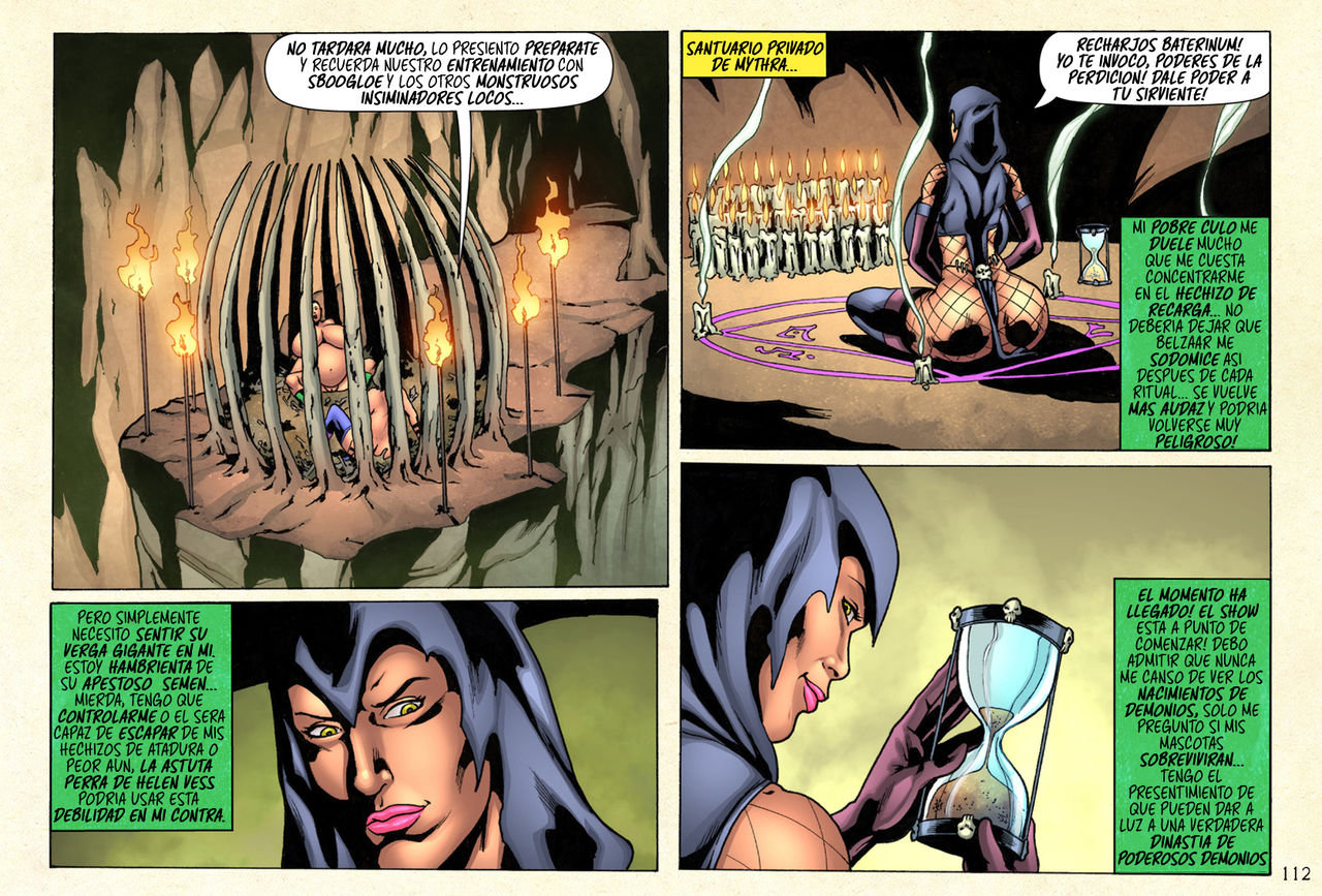 SuperHeroineComixxx - Demonic Fuck Feast in Mythras Lair! image number 113