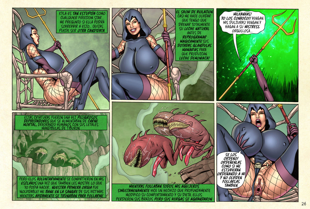 SuperHeroineComixxx - Demonic Fuck Feast in Mythras Lair! image number 27
