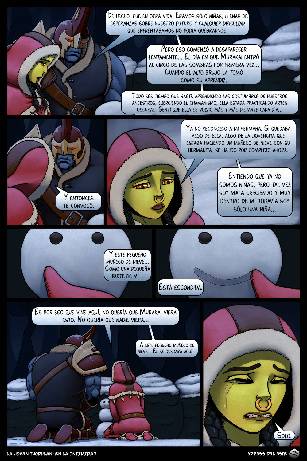 Young Thorulan: Quietly La joven Thorulan: En la intimidad =Vile= image number 4